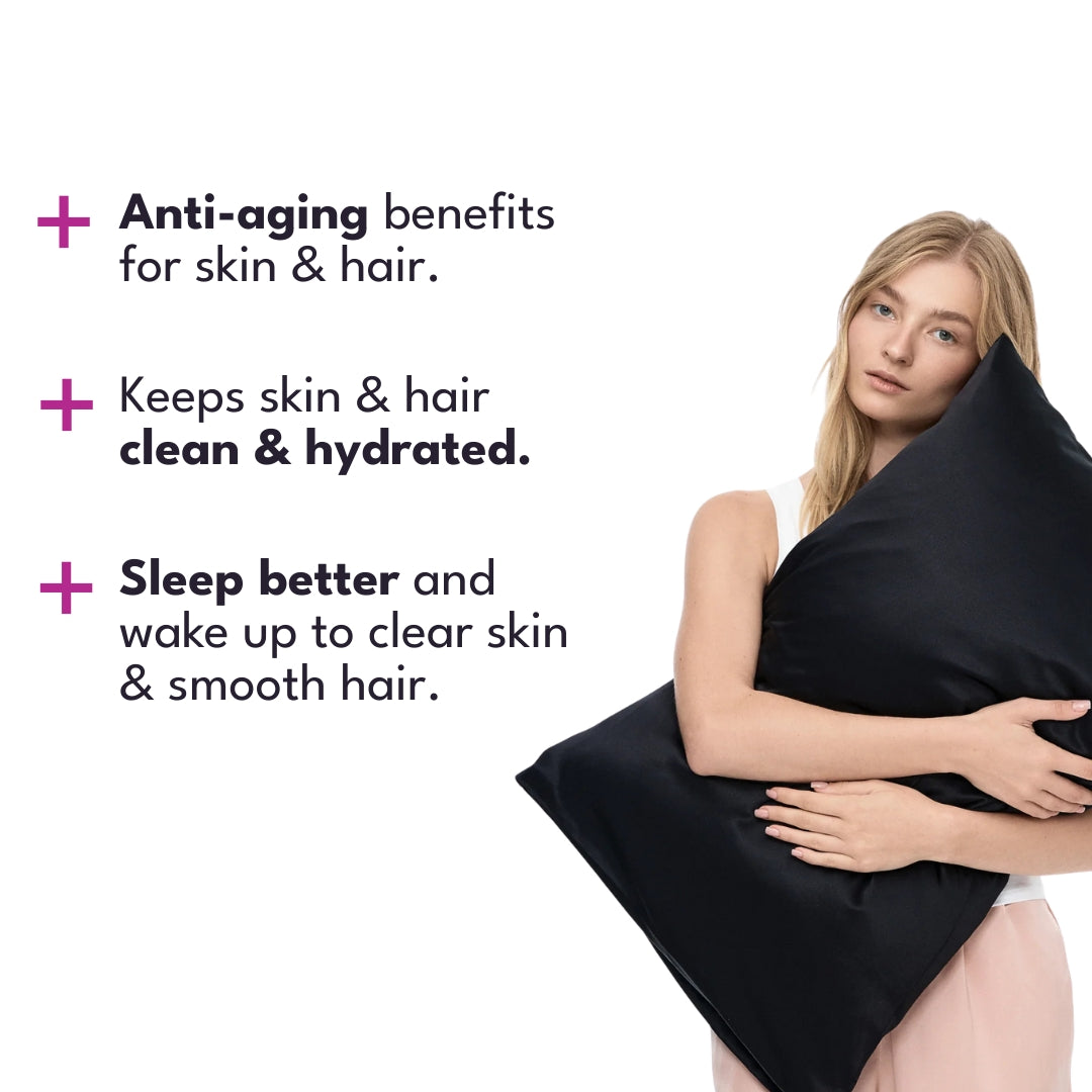 Luna Silk™ Long Lasting Bamboo Silk Pillowcase