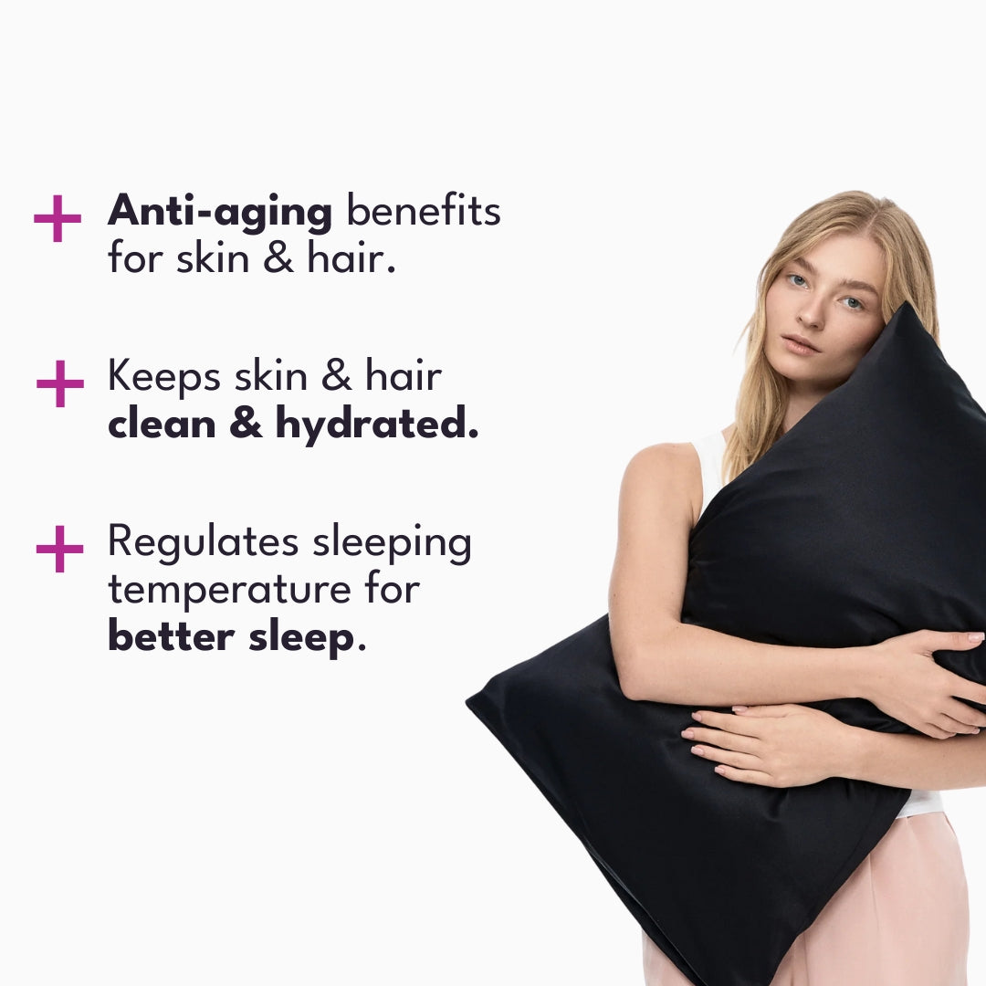 Luna Silk™ Long Lasting Bamboo Silk Pillowcase