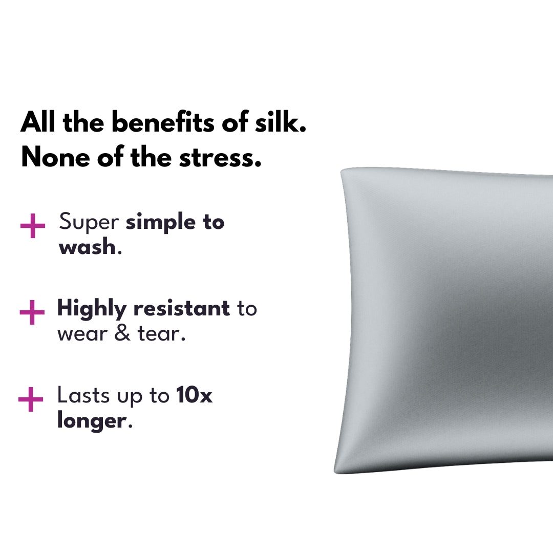 Luna Silk™ Long Lasting Bamboo Silk Pillowcase